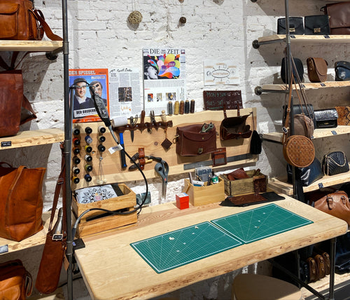 Håndverkshjørne i butikken
